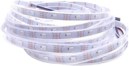 Epoxy 5V WS2813B RGB5050 White SMD LED Strip 30 LED/Meter Flexible 5M/Roll IP65 - 2
