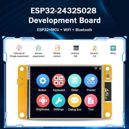 ESP32 Arduino LVGL WIFI&Bluetooth Development Board 2.8inch 240x320 Smart Display Screen Resistive Touch - 3
