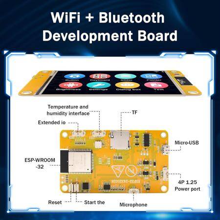 ESP32 Arduino LVGL WIFI&Bluetooth Development Board 3.5inch 320x480 Smart Display Screen Capacitive Touch - 2