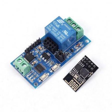 ESP8266 ESP-01 12 V 1 Kanal WiFi Röle Modülü Şeyler Akıllı Ev Uzaktan Kumanda Anahtarı Kablosuz Modül Telefon APP - 1