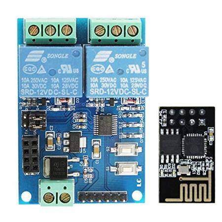 ESP8266 ESP-01 12V 2 Kanal WiFi Röle Modülü Şeyler Akıllı Ev Uzaktan Kumanda Anahtarı - 2