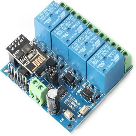 ESP8266 ESP-01 12V 4 Channels WiFi Relay Module Things Smart Home Remote Control Switch - 2
