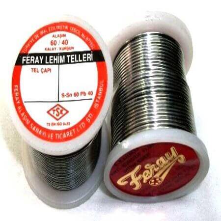 F-60/40-1.6MM-200GR-F SOLDER 60/40 LEHİM TELI FLUXLI 1.6MM 200GR - 1