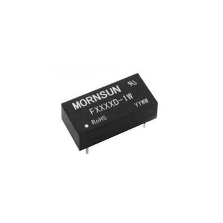 F1205D-1W DC/DC CONV 1W 12VDC 5VDC 100mA - 1