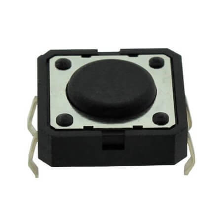 FBTC-1212-4.3-160 SWITCH TACT 12.00x12.00 4.30mm 160gF THT V/T - 1
