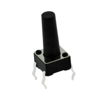 FBTC-6013-160 SWITCH TACT 6.00x6.00 13.00mm 160gF THT V/T - 1