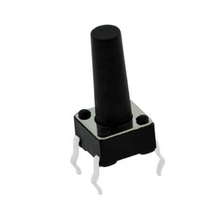 FBTC-6013-160 SWITCH TACT 6.00x6.00 13.00mm 160gF THT V/T - 1