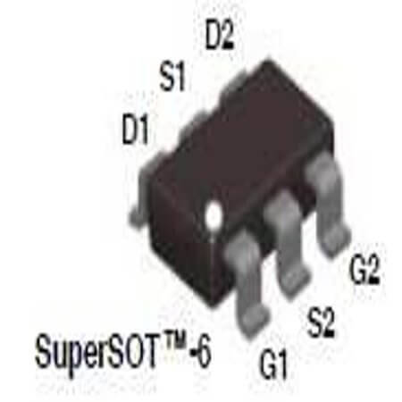 FDC6506P MOSFET DIS.1.8A 30V 2P-CH SSOT6 - 1