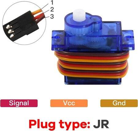 FEETECH FS90R 180 Degree 6V Micro 9G Remote Control Model Aircraft Servo Torque 1.5kg - 3