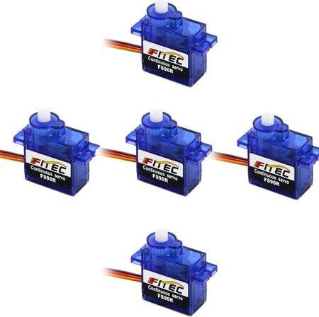 FEETECH FS90R 6V 360 Degree Micro 9G Positive And Negative Continuous Servo Torque 1.5kg - 1