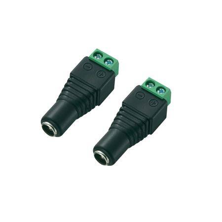 Female 2.1x5.5mm For DC Power Jack Adapter Connector Plug For CCTV Camera - 1