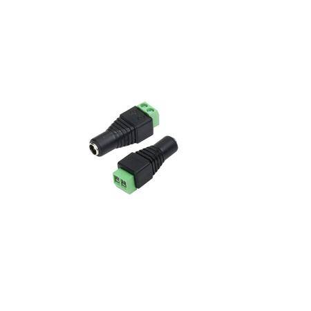 Female 2.1x5.5mm For DC Power Jack Adapter Connector Plug For CCTV Camera - 2