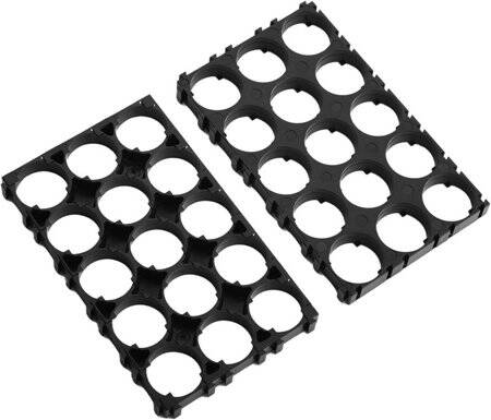 Fireproof 3x5 18650 Battery Holder With 18.4mm Bore Diameter - 2