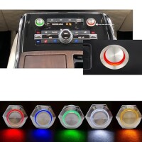 Flat Head 22mm Waterproof Self-Resert Metal Push Button Switch Without Light4 Pin - 2