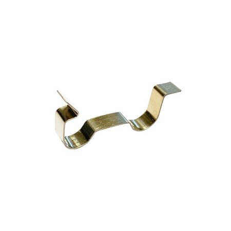 FLAT SPRING CLIP LEAF-PLATE METAL SPRING CLIP 23.50x3.40mm V SHAPED - 1