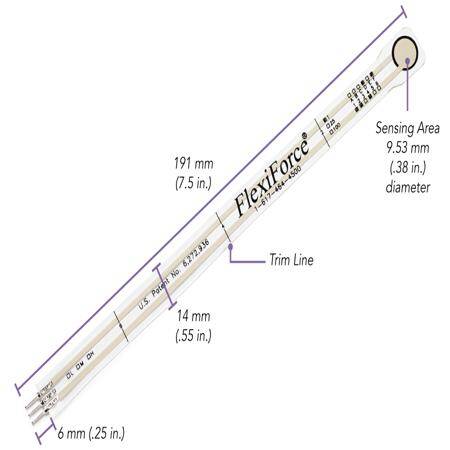  FlexiForce Pressure Sensor A201 1bs - 1
