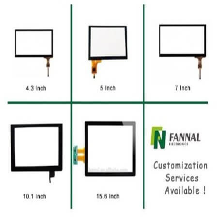 FN043A030-V1.0 CAPACITIVE TOUCH PANEL 4.3