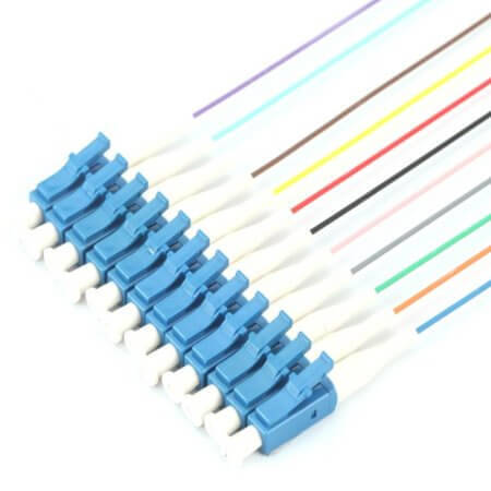 FO-0444PSX091,512 LC/PC 9/125 SM SX 1,5M FO PIGTAIL(12 COLORS) - 1