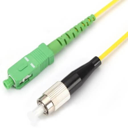FO-05234APSX20001 SC/APC-FC/UPC 9/125 SM SX L:1M PATCH CORD - 1