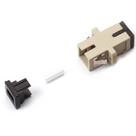 FO-06M11N1S01S SC/PC SM SX METALIC ADAPTER - 1