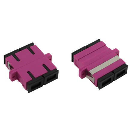 FO-06P101N1D01M SC/PC OM4 DX PLASTIC ADAPTER - 1
