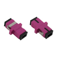 FO-06P101N1S01M SC/PC OM4 SX PLASTIC ADAPTER - 1