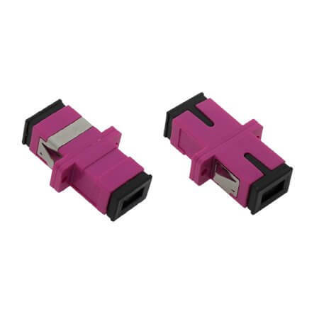 FO-06P101N1S01M SC/PC OM4 SX PLASTIC ADAPTER - 1