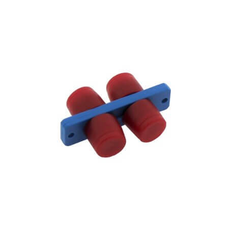 FO-06P11D1D04S FC/PC SM DX D-HOLE PLASTIC ADAPTER - 1