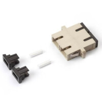 FO-06P21N1D01M SC/PC MM DX PLASTIC ADAPTER - 1