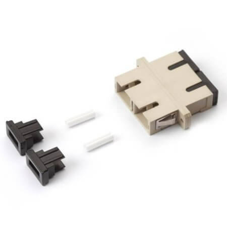 FO-06P21N1D01M SC/PC MM DX PLASTIC ADAPTER - 1