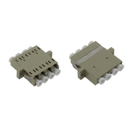 FO-06P21Q1D02M LC/PC MM QX  PLASTIC QUADREX ADAPTER - 1