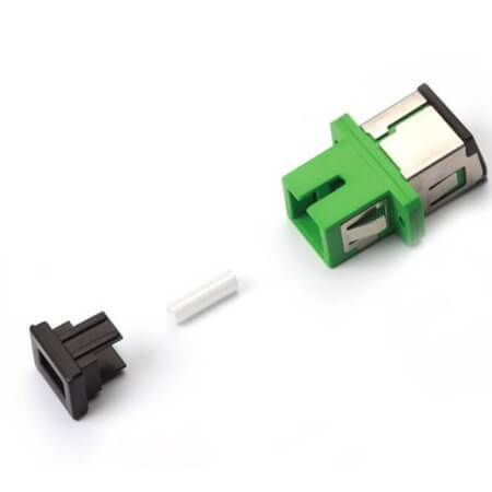 FO-06P33N1S01A SC/APC SM SX PLASTIC SHUTTER LONG ADAPTER - 1