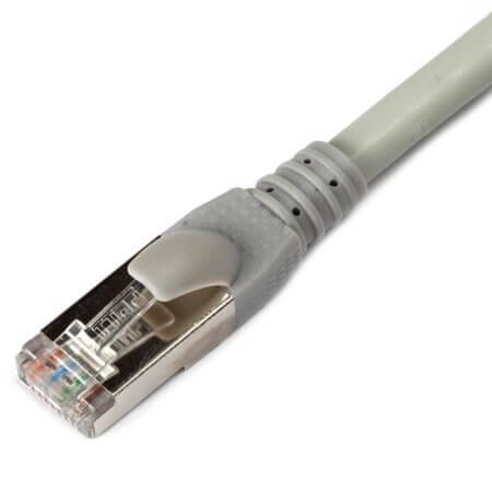 FO-SFTP-CAT6A-LG003 CONN.MODULAR PLUG CABLE 8P8C RJ45 3MT GRAY CAT 6A - 1