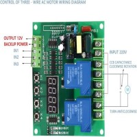Forward / Reverse Motor Controller Board 12V 24V Motor Two Relay Delay Timing Cycle Module YYB-5 - 4