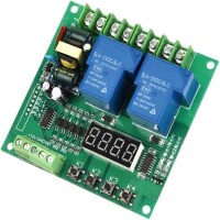 Forward / Reverse Motor Controller Board 12V 24V Motor Two Relay Delay Timing Cycle Module YYB-5 - 5