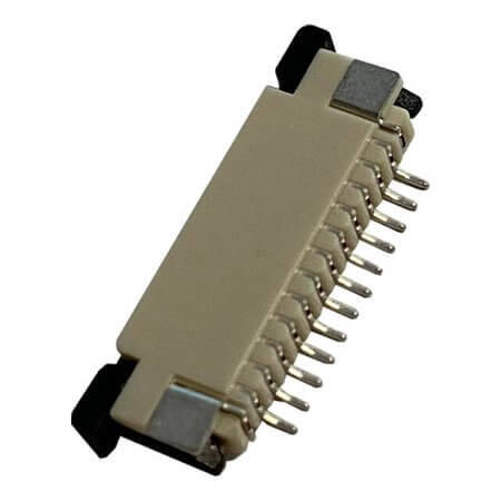 FPC-1.00MM-12PIN-UPPER CONNECTOR FPC 1.00MM 12PIN SMT R/A UPPER CONTACT - 1