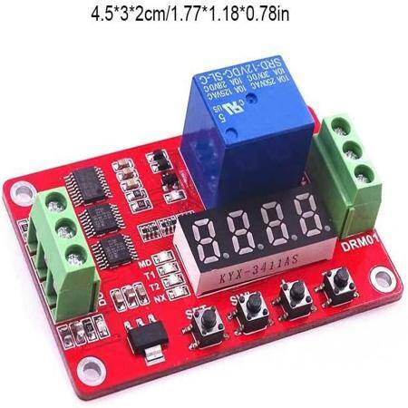 FRM01 DC12V 1 Channel Multifunction Relay Module Loop Delay Timer Switch Self-Locking Timing Module Fast Delivery - 2