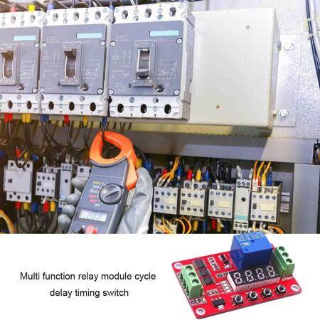 FRM01 DC12V 1 Channel Multifunction Relay Module Loop Delay Timer Switch Self-Locking Timing Module Fast Delivery - 5