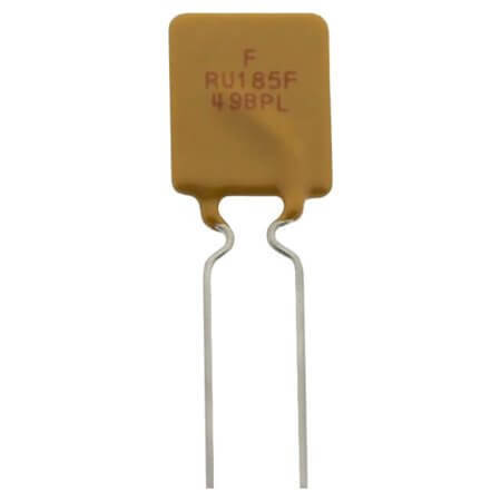 FRU185-30F-L, D=13MM THERMISTOR PTC RESETTABLE FUSE FRU 1850mA 30V - 1