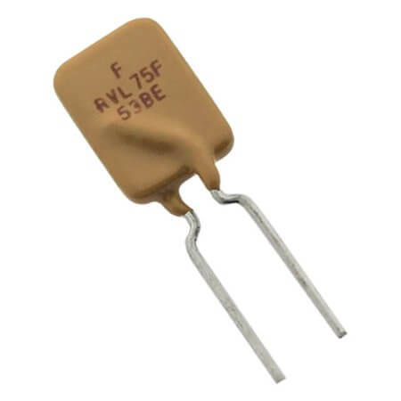 FRVL075-120F-K THERMISTOR PTC RESETTABLE FUSE FRVL 750mA 120V - 1