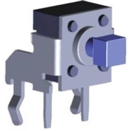 FSMRACD SWITCH TACT 7.10x7.00 6.35mm 100gF THT R/A - 1
