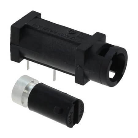 FX0457 FUSE HOLDER CARTRIDGE 250V 10A PCB - 1