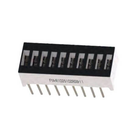 FYA-R102510AZRGB-21 LED DISPLAY BARGRAPH COMMON USE RGB 25.4X10MM - 1