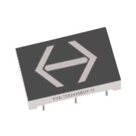 FYA-T053524BUG-21 LED DISPLAY BARGRAPH 31MM (-) GREEN - 1