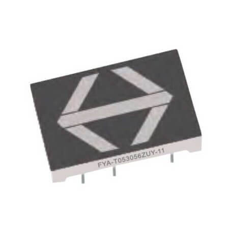 FYA-T055630ZUY-11 LED DISPLAY BARGRAPH 45MM COMMON USE YELLOW - 1