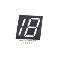 FYD-15021BUG-21 LED DISPLAY 7 SEGMENT 2DIGIT 35MM (+) GREEN - 1