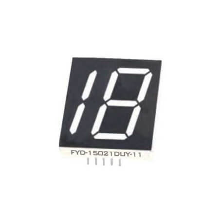 FYD-15021BUG-21 LED DISPLAY 7 SEGMENT 2DIGIT 35MM (+) GREEN - 1
