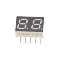 FYD-2821BUG-21 LED DISPLAY 7 SEGMENT 2DIGIT 7MM (+) GREEN - 1