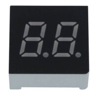 FYD-3021BUHR-11 LED DISPLAY 7 SEGMENT 2DIGIT 7.62MM (+) RED - 1