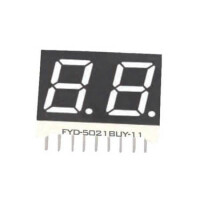 FYD-5021BUG-21 LED DISPLAY 7 SEGMENT 2DIGIT 12.7MM (+) GREEN - 1